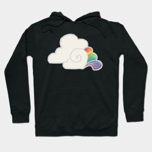 Watercolor Rainbow Cloud Hoodie